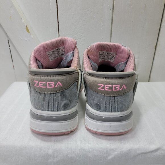 Zeba Hands Free Slip On Sneakers Shoes Women 7 Rose Gray Pink Slip Resist - Picture 6 of 10